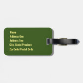 Bagagelabel van liefdeskikkers (Achterkant horizontaal)