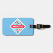 Bagagelabel van mevrouw achtachter1 (Voorkant horizontaal)