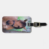 Bagagelabel van paarden (Voorkant horizontaal)