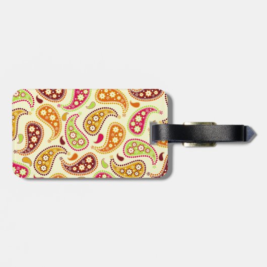 Bagagelabel van Paisley (Achterkant horizontaal)