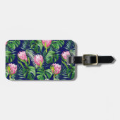 Bagagelabel van palmbladbloem (Voorkant horizontaal)