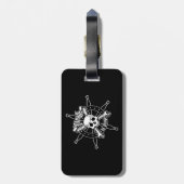 Bagagelabel van piraten (Achterkant verticaal)