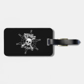 Bagagelabel van piraten (Achterkant horizontaal)