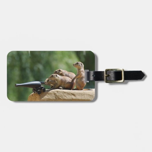 Bagagelabel van Prairie Dog Soldaten (Voorkant horizontaal)