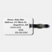 Bagagelabel van Renard (Frans voor vossen) (Achterkant horizontaal)