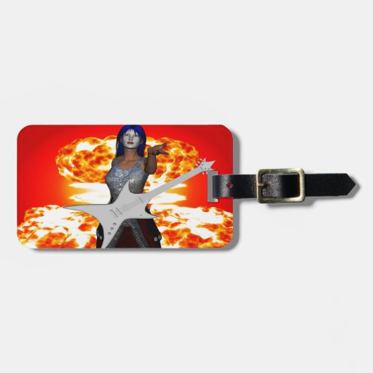 Bagagelabel van Rock en Roll (Voorkant horizontaal)