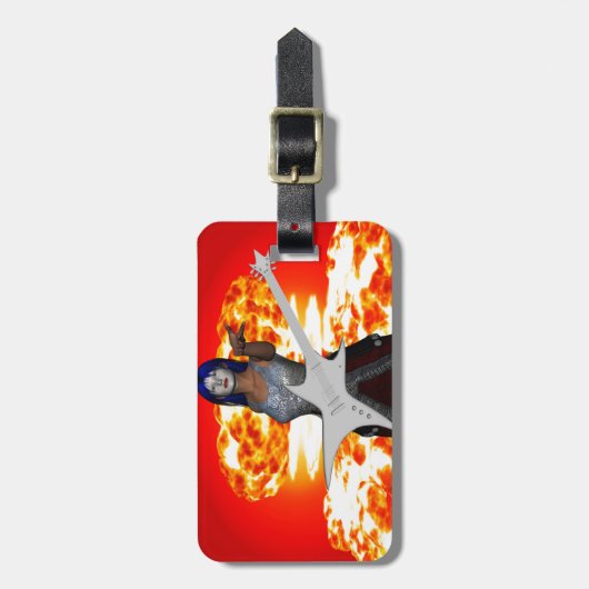 Bagagelabel van Rock en Roll (Voorkant verticaal)