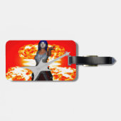 Bagagelabel van Rock en Roll (Achterkant horizontaal)