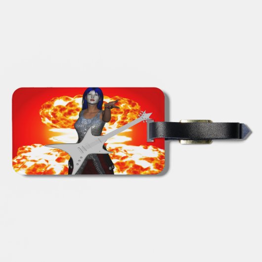 Bagagelabel van Rock en Roll (Achterkant horizontaal)