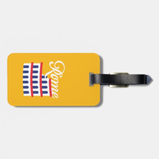 Bagagelabel van Rome (Achterkant horizontaal)