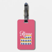 Bagagelabel van Rome (Achterkant verticaal)
