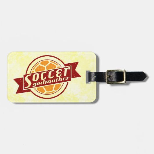 Bagagelabel van Soccer Godmoeder (Voorkant horizontaal)