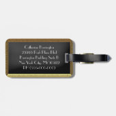 Bagagelabel van uw hond-fotoreiziger (Achterkant horizontaal)