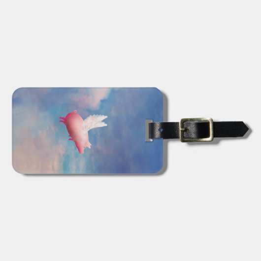 bagagelabel van vliegende varkens (Voorkant horizontaal)