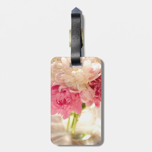 Bagagelabel van vlinderbloemigen (Achterkant verticaal)