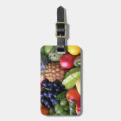 Bagagelabel van vruchtensoorten (Voorkant verticaal)