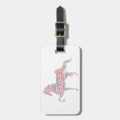 Bagagelabel van zadels (Voorkant verticaal)