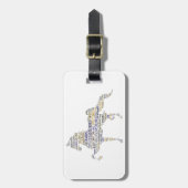 Bagagelabel van zadels (Voorkant verticaal)