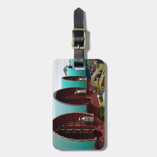 Bagagelabel van zigeunerkampeerwagens (Voorkant verticaal)