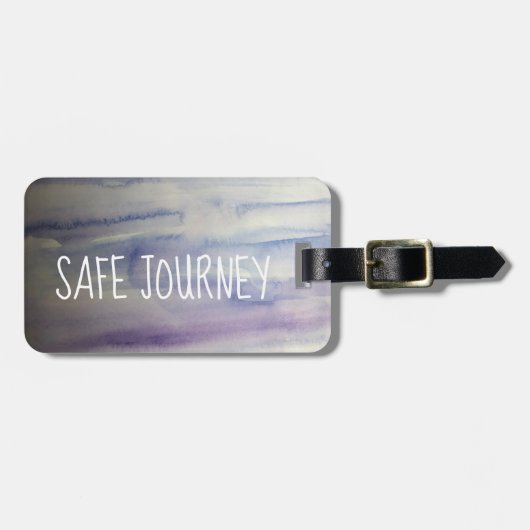 Bagagelabel Veilige Waterverf (Voorkant horizontaal)