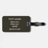  bagagelabel Verona Italië (Achterkant horizontaal)