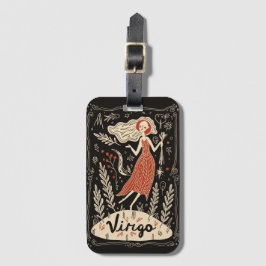 Bagagelabel Virgo Celestial Zodiac Art