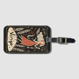 Bagagelabel Virgo Celestial Zodiac Art