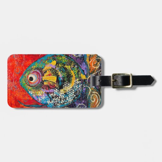 Bagagelabel vis (Voorkant horizontaal)