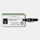 Bagagelabel Visitekaartje (Voorkant horizontaal)