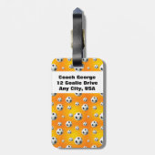 Bagagelabel Voetbal (Achterkant verticaal)