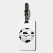 Bagagelabel Voetbal (Voorkant verticaal)