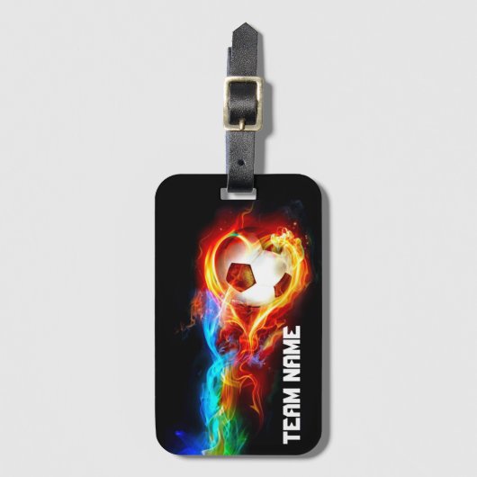 Bagagelabel Voetbal, Label Voetbal (Voorkant (verticaal))