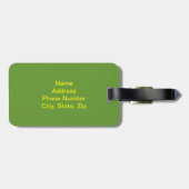 Bagagelabel voor aangepaste paarden (Achterkant horizontaal)