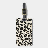  Bagagelabel voor afdrukken op luipaard (Voorkant verticaal)