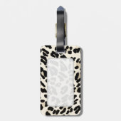  Bagagelabel voor afdrukken op luipaard (Achterkant verticaal)