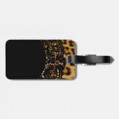 Bagagelabel voor afdrukken van luipaard (Achterkant horizontaal)