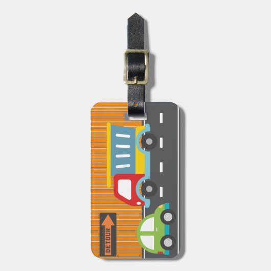 bagagelabel voor auto's en vrachtwagens (personali (Voorkant verticaal)