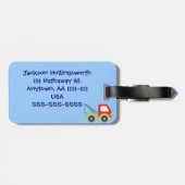 bagagelabel voor auto's en vrachtwagens (personali (Achterkant horizontaal)