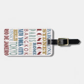 Bagagelabel voor bestemmingsreizen (Voorkant horizontaal)