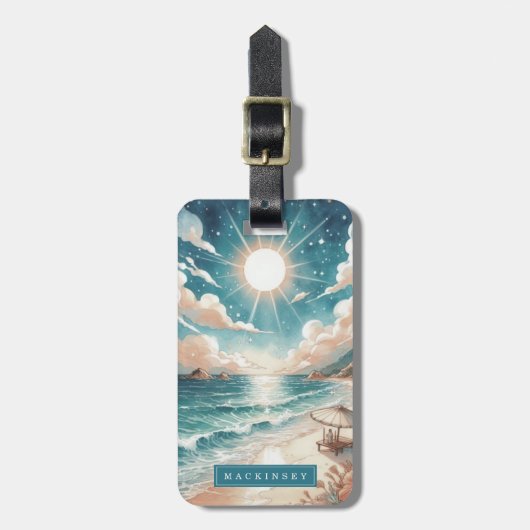 Bagagelabel voor cruiseschip (Voorkant verticaal)
