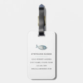 Bagagelabel voor cruiseschip (Achterkant verticaal)