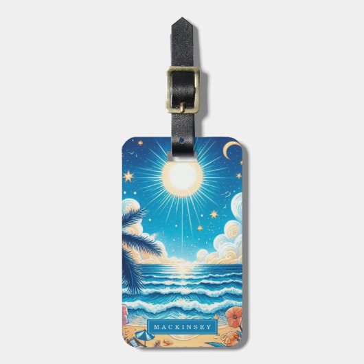 Bagagelabel voor cruiseschip (Voorkant verticaal)