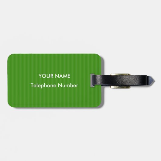 BAGAGELABEL VOOR DE AANDUIDING VAN DE LIJNLIJN VAN (Achterkant horizontaal)