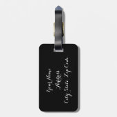 Bagagelabel voor de Matron of Honor (Achterkant verticaal)