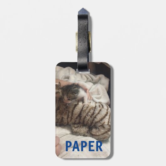 Bagagelabel voor de Top en de Freddie (Achterkant verticaal)