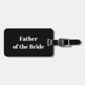 Bagagelabel voor de vader van de Bride (Voorkant horizontaal)