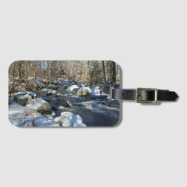 Bagagelabel voor de winterwateren