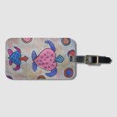 Bagagelabel voor draaimolens en cirkels (Voorkant (horizontaal))