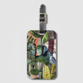 Bagagelabel voor geborsteld landschap (Voorkant (verticaal))