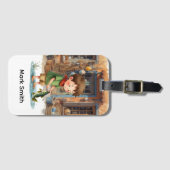 bagagelabel voor Gevist liefhebbers (Voorkant (horizontaal))